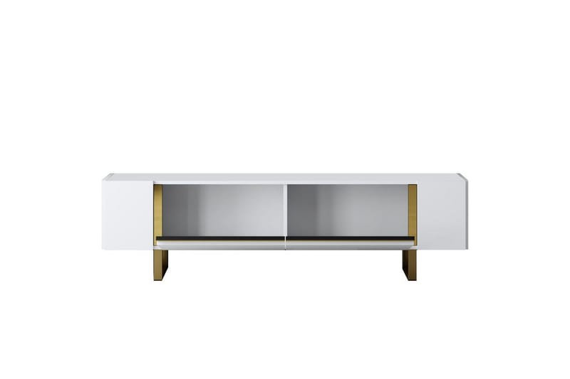 Sozi Tv-bänk 180 cm - Guld/Vit - Möbler - TV- & Mediamöbler - TV bänk & mediabänk