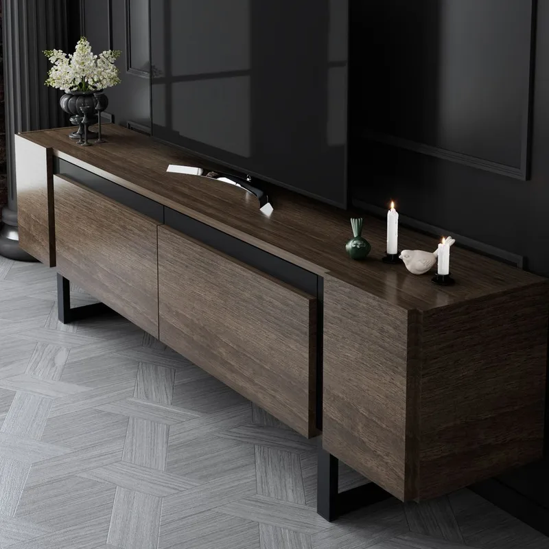 Sozi Tv-bänk 180 cm - Svart - Möbler - TV- & Mediamöbler - TV bänk & mediabänk