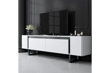 Sozi Tv-bänk 180 cm - Svart/Vit - Möbler - TV- & Mediamöbler - TV bänk & mediabänk