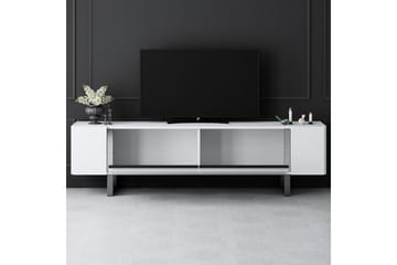 Sozi Tv-bänk 180 cm - Vit/Silver - Möbler - TV- & Mediamöbler - TV bänk & mediabänk
