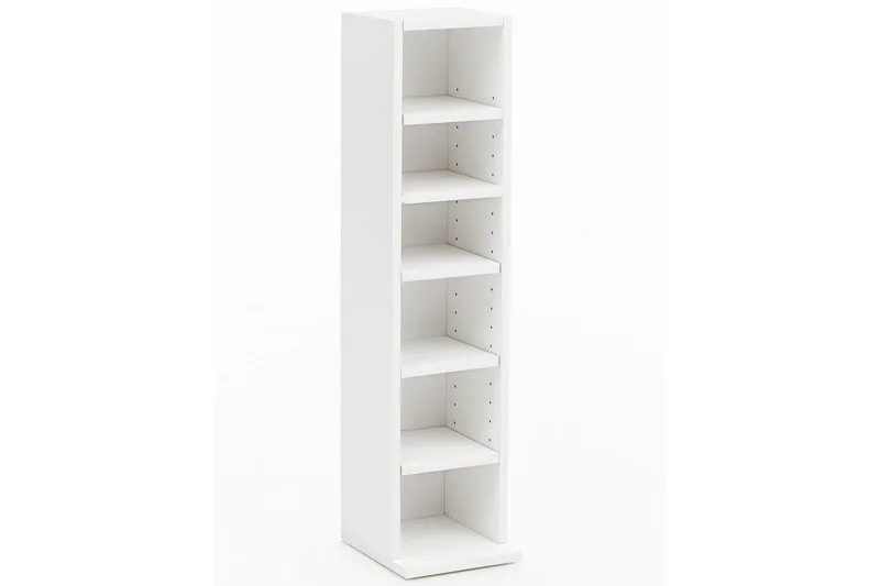 Stående hylla Wohnling Melaminbelagd spånskiva bokförvaring modern