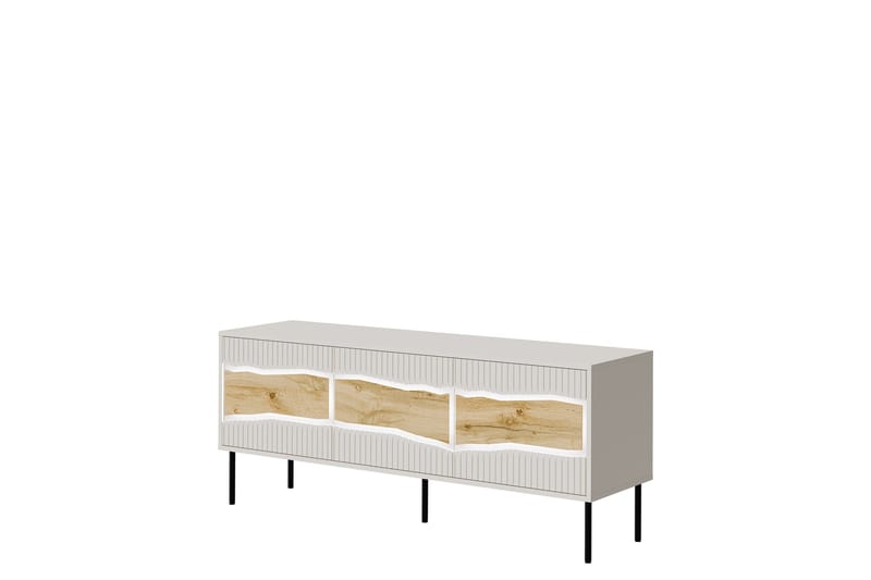 Stintino Tv-bänk 144x40 cm, Beige/Brun
