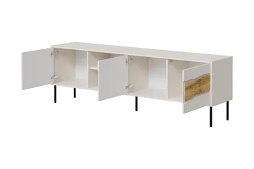 Stintino Tv-bänk 190x40 cm - Svart/Brun - Möbler - TV- & Mediamöbler - TV bänk & mediabänk