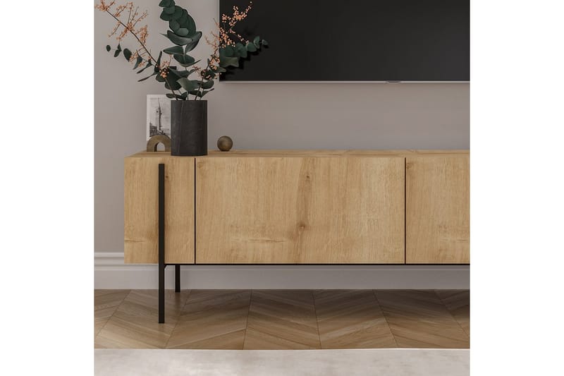 Stira Tv-bänk 160 cm - Natural - Möbler - TV- & Mediamöbler - TV bänk & mediabänk