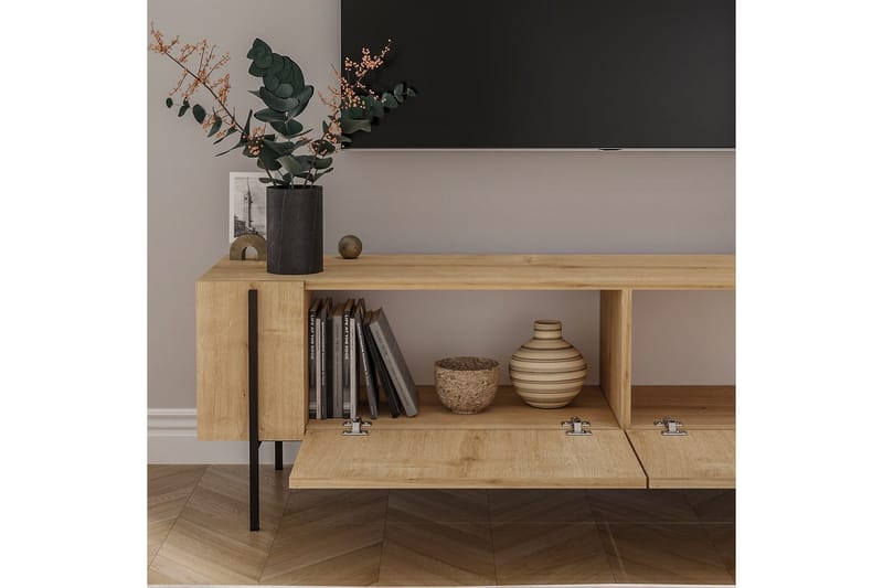 Stira Tv-bänk 160 cm - Natural - Möbler - TV- & Mediamöbler - TV bänk & mediabänk