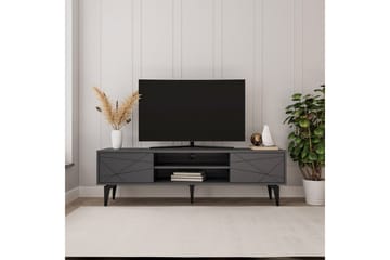 Sudama Tv-bänk 160 cm - Antracit - Möbler - TV- & Mediamöbler - TV bänk & mediabänk