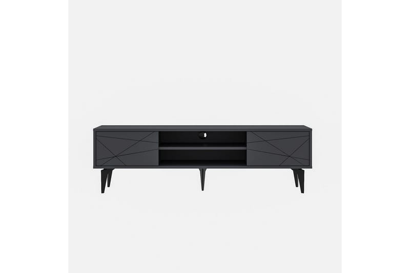 Sudama Tv-bänk 160 cm - Antracit - Möbler - TV- & Mediamöbler - TV bänk & mediabänk