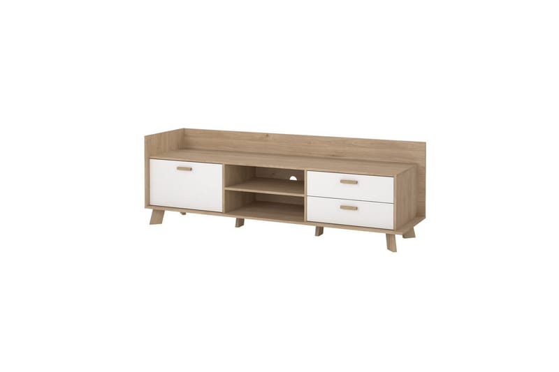 Sumita Tv-bänk 182 cm - Vit/Natur - Möbler - TV- & Mediamöbler - TV bänk & mediabänk