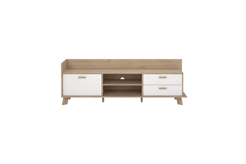 Sumita Tv-bänk 182 cm - Vit/Natur - Möbler - TV- & Mediamöbler - TV bänk & mediabänk