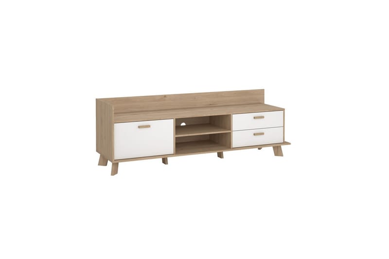 Sumita Tv-bänk 182 cm - Vit/Natur - Möbler - TV- & Mediamöbler - TV bänk & mediabänk