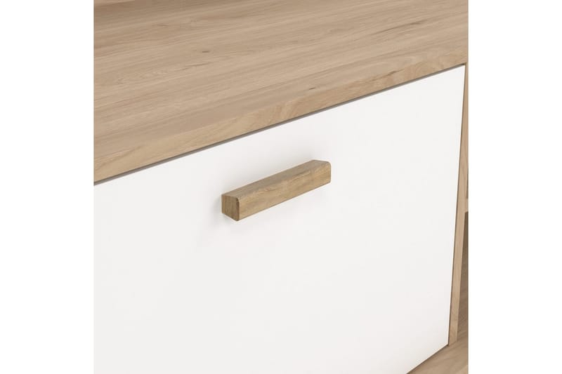 Sumita Tv-bänk 182 cm - Vit/Natur - Möbler - TV- & Mediamöbler - TV bänk & mediabänk