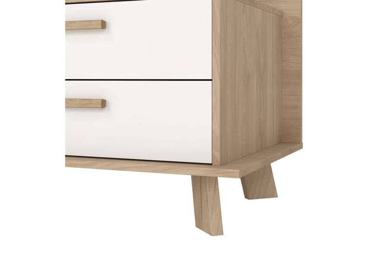 Sumita Tv-bänk 182 cm - Vit/Natur - Möbler - TV- & Mediamöbler - TV bänk & mediabänk
