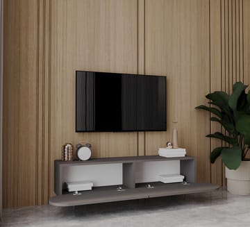Svelor TV-bänk 140x49x30 cm - Grå - Möbler - TV- & Mediamöbler - TV bänk & mediabänk