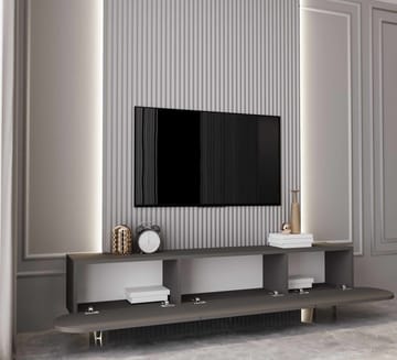 Svelor TV-bänk 180x49x30 cm - Grå - Möbler - TV- & Mediamöbler - TV bänk & mediabänk