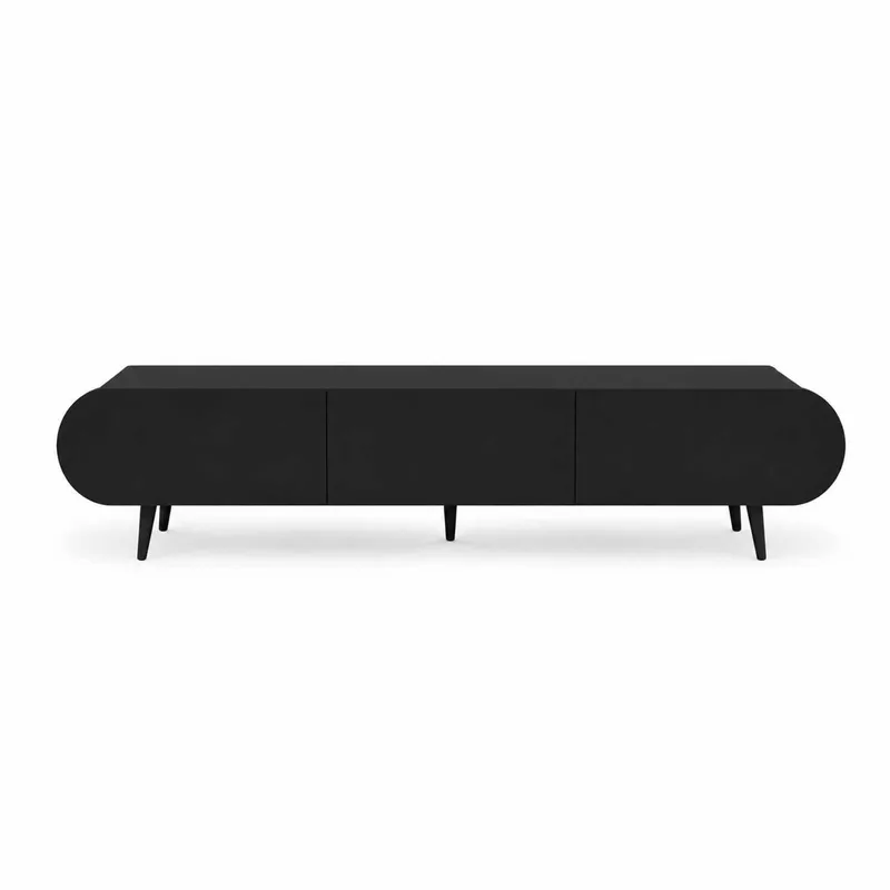 Svelor TV-bänk 180x49x30 cm - Svart - Möbler - TV- & Mediamöbler - TV bänk & mediabänk