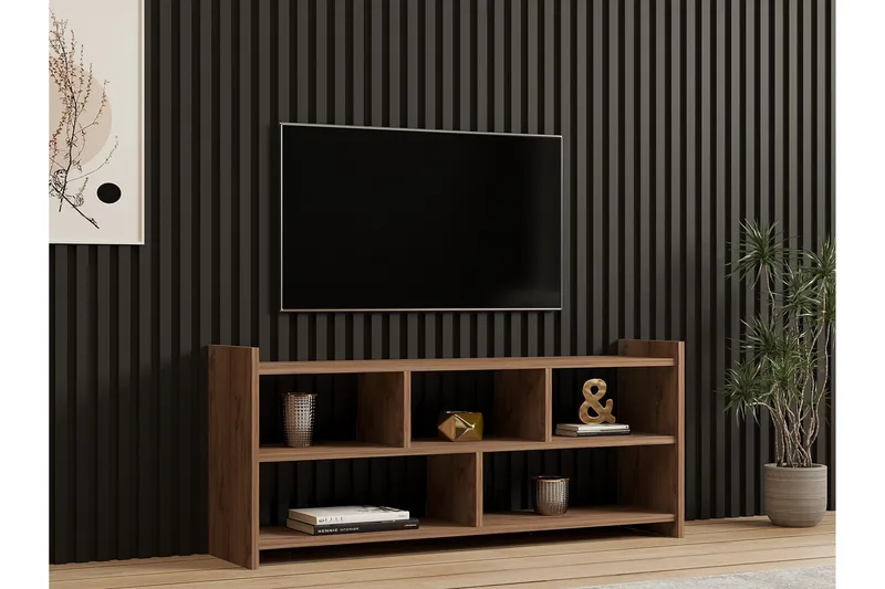 Taharoa Tv-bänk 120 cm - Brun - Möbler - TV- & Mediamöbler - TV bänk & mediabänk