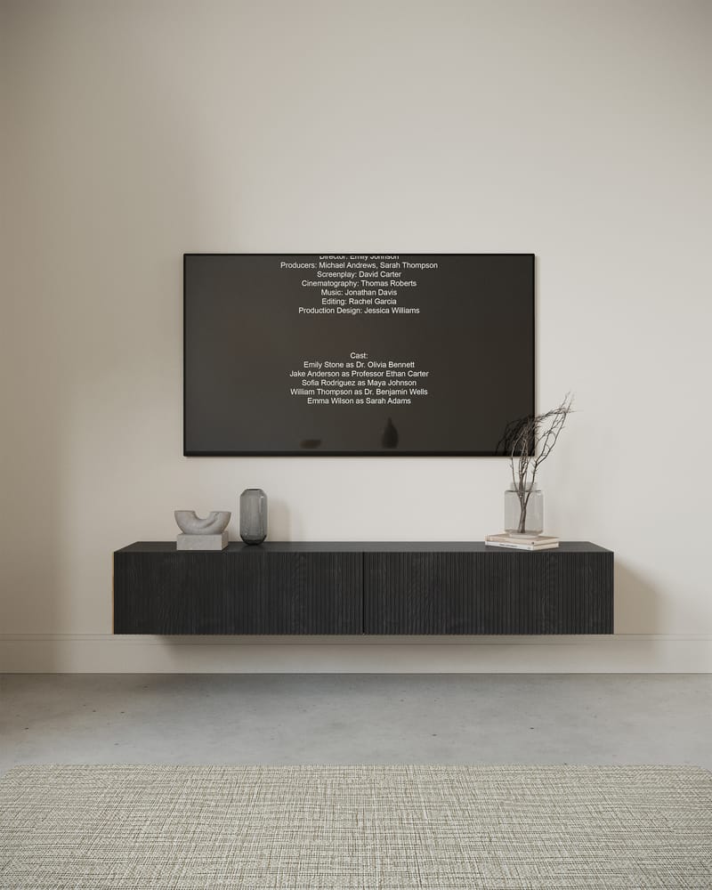 Takayo Tv-bänk 176 cm - Svart - Möbler - TV- & Mediamöbler - TV bänk & mediabänk