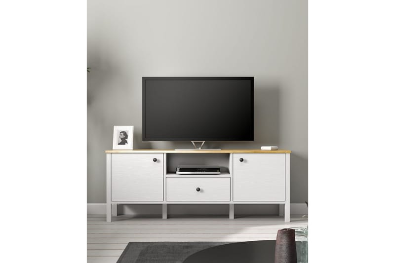Talan Tv-bänk 150 cm - Natur/Vit - Möbler - TV- & Mediamöbler - TV bänk & mediabänk
