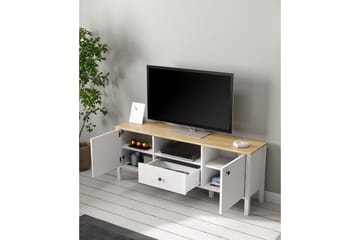 Talan Tv-bänk 150 cm - Natur/Vit - Möbler - TV- & Mediamöbler - TV bänk & mediabänk