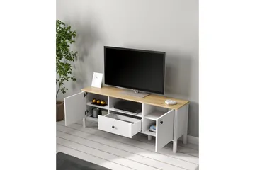 Talan Tv-bänk 150 cm - Natur/Vit - Möbler - TV- & Mediamöbler - TV bänk & mediabänk