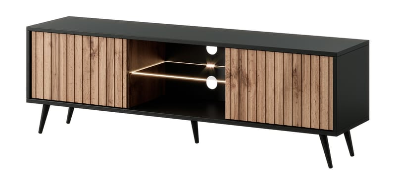Tapas Tv-bänk 135 cm - Svart - Möbler - TV- & Mediamöbler - TV bänk & mediabänk