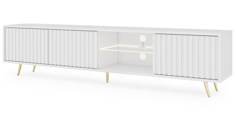 Tapas Tv-bänk 135 cm - Vit - Möbler - TV- & Mediamöbler - TV bänk & mediabänk