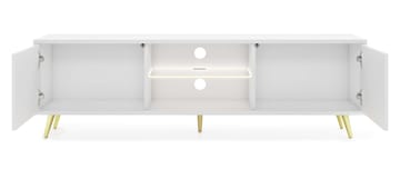 Tapas Tv-bänk 135 cm - Vit - Möbler - TV- & Mediamöbler - TV bänk & mediabänk