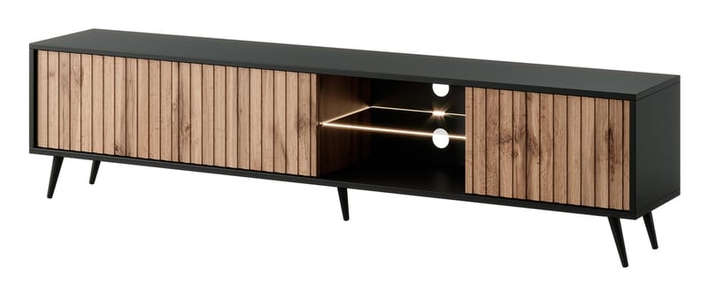 Tapas Tv-bänk 175 cm - Svart - Möbler - TV- & Mediamöbler - TV bänk & mediabänk