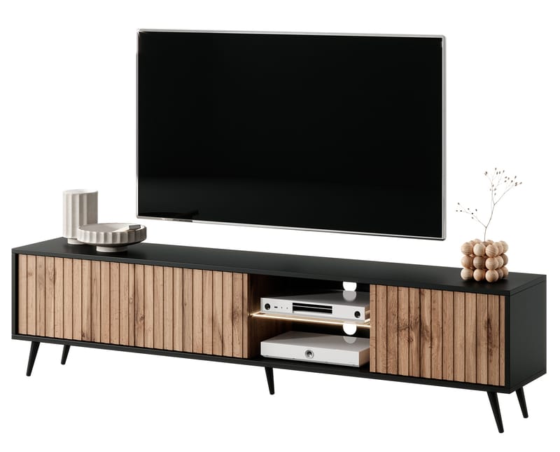 Tapas Tv-bänk 175 cm - Svart - Möbler - TV- & Mediamöbler - TV bänk & mediabänk