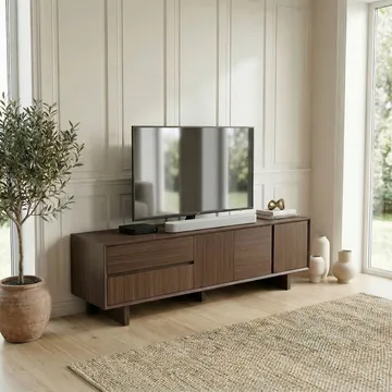 Tavon TV-bänk 180x55x45 cm - Milano-valnöt - Möbler - TV- & Mediamöbler - TV bänk & mediabänk