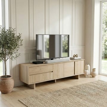 Tavon TV-bänk 180x55x45 cm - Naturlig ek - Möbler - TV- & Mediamöbler - TV bänk & mediabänk