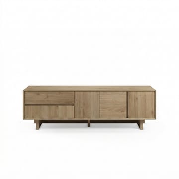 Tavon TV-bänk 180x55x45 cm - Naturlig ek - Möbler - TV- & Mediamöbler - TV bänk & mediabänk