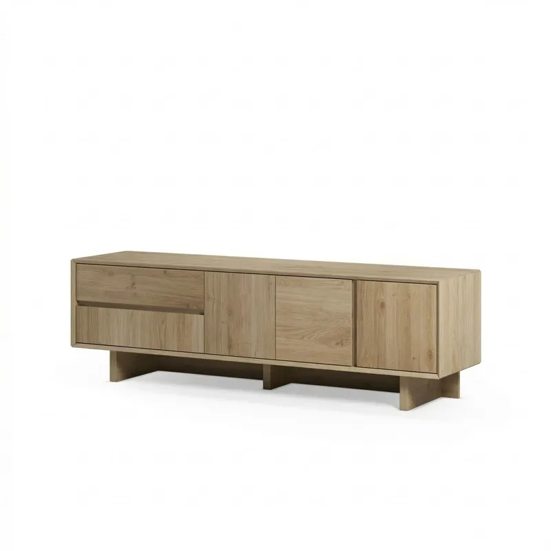 Tavon TV-bänk 180x55x45 cm - Naturlig ek - Möbler - TV- & Mediamöbler - TV bänk & mediabänk