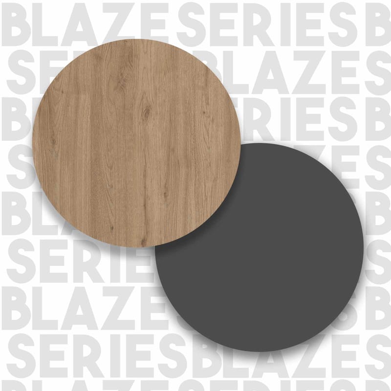 Tavren TV-bänk 201,2x123,6x29,5 cm - Naturlig och antracit - Möbler - TV- & Mediamöbler - TV-skåp