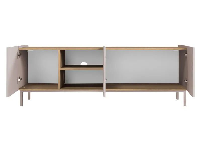Tavrin Tv-bänk 153 cm - Beige - Möbler - TV- & Mediamöbler - TV bänk & mediabänk