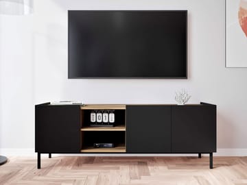 Tavrin Tv-bänk 153 cm - Svart - Möbler - TV- & Mediamöbler - TV bänk & mediabänk