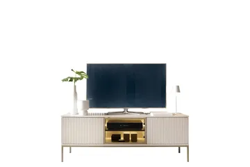 Tenorio Tv-bänk 154 cm - Beige - Möbler - TV- & Mediamöbler - TV bänk & mediabänk