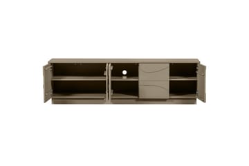 Teo Golvstående TV-bänk 180 cm med Förvaring i Målat Trä - Beige - Möbler - TV- & Mediamöbler - TV bänk & mediabänk