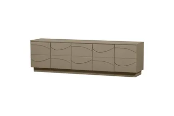 Teo Golvstående TV-bänk 180 cm med Förvaring i Målat Trä - Beige - Möbler - TV- & Mediamöbler - TV bänk & mediabänk