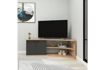 Termera Tv-bänk 135 cm - Brun/Antracit - Möbler - TV- & Mediamöbler - TV bänk & mediabänk