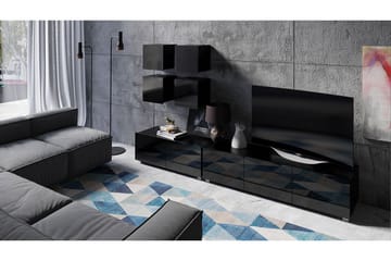 Tessan Tv-möbelset - Svart - Möbler - TV- & Mediamöbler - TV-möbelset