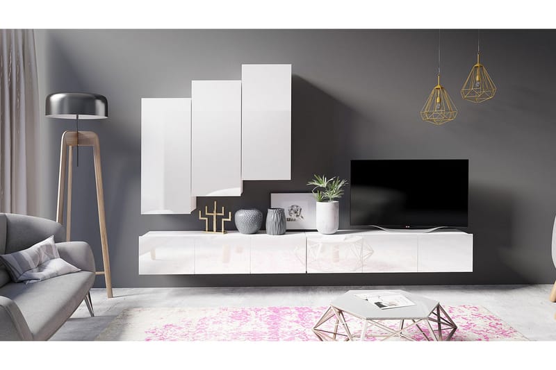 Tessan Tv-möbelset - Vit - Möbler - TV- & Mediamöbler - TV-möbelset