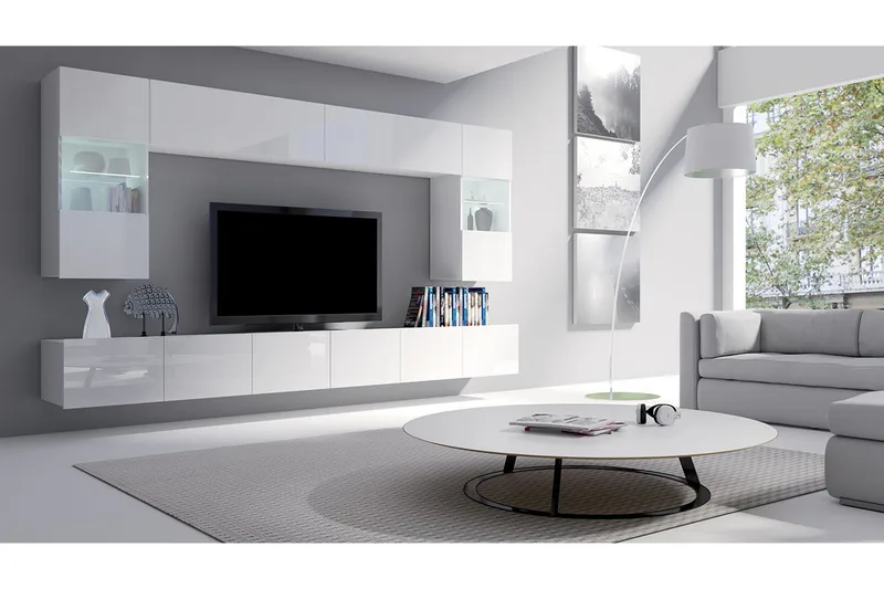 Tessan Tv-möbelset - Vit - Möbler - TV- & Mediamöbler - TV-möbelset