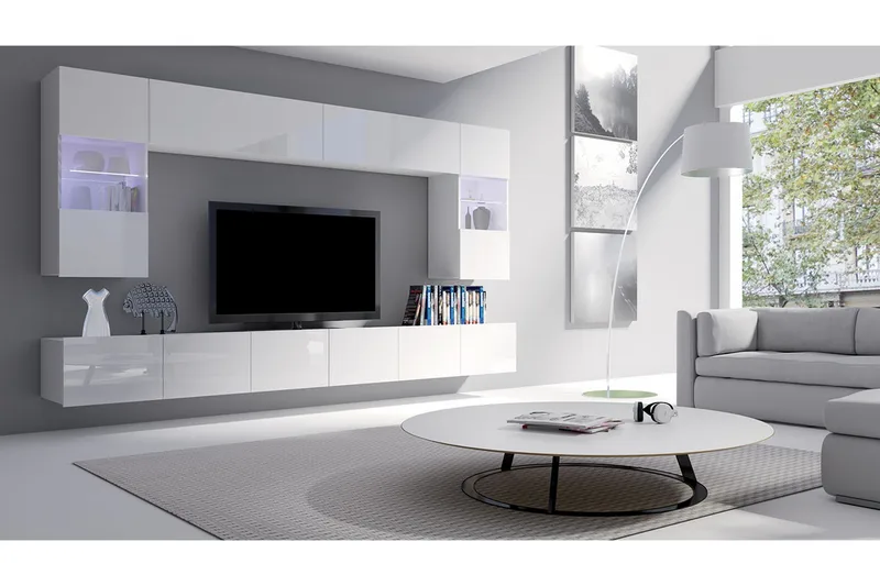 Tessan Tv-möbelset - Vit - Möbler - TV- & Mediamöbler - TV-möbelset