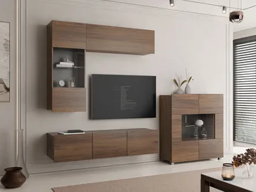 Tessan Tv väggenhet - brun - Möbler - TV- & Mediamöbler - TV-möbelset