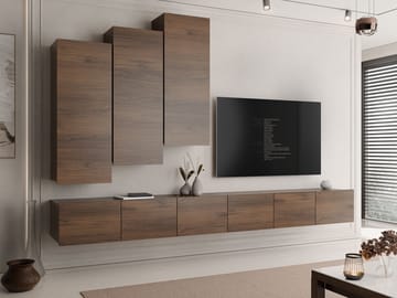 Tessan Tv väggenhet - brun - Möbler - TV- & Mediamöbler - TV-möbelset