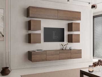 Tessan Tv väggenhet - brun - Möbler - TV- & Mediamöbler - TV-möbelset