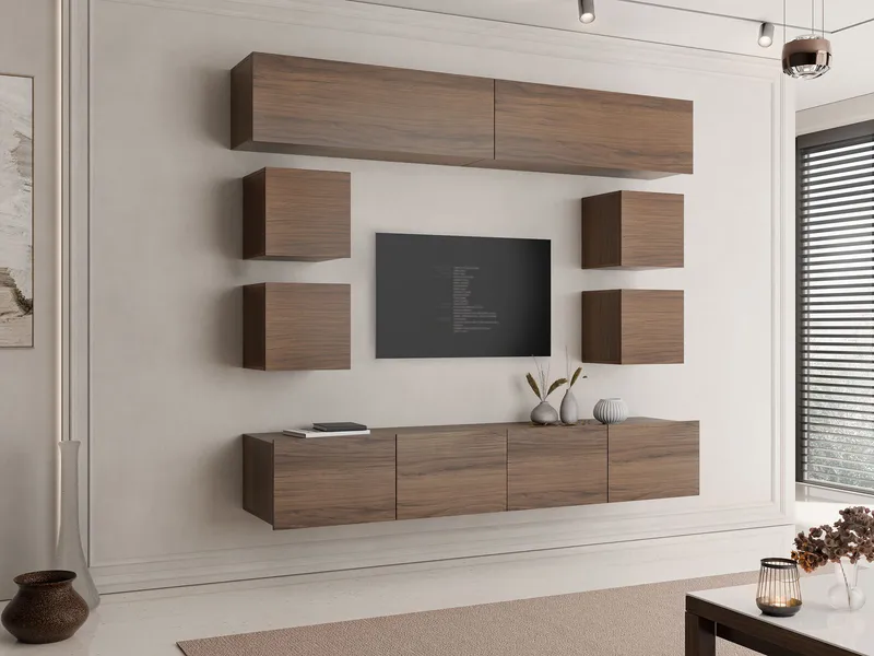 Tessan Tv väggenhet - brun - Möbler - TV- & Mediamöbler - TV-möbelset