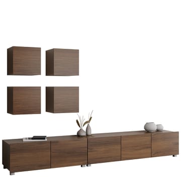 Tessan Tv väggenhet - brun - Möbler - TV- & Mediamöbler - TV-möbelset