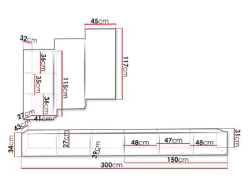 Tessan Tv väggenhet - brun - Möbler - TV- & Mediamöbler - TV-möbelset